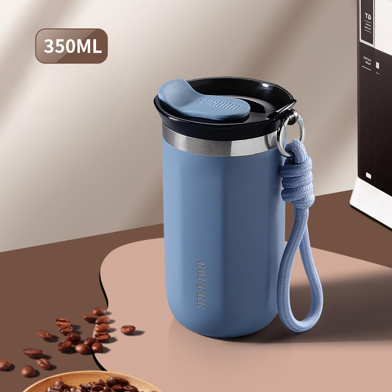 Custom Logo Portable Travel Mug 350/550ML Small Coffee Tumbler for Travel Stainless Steel Coffee Tumbler With Lids