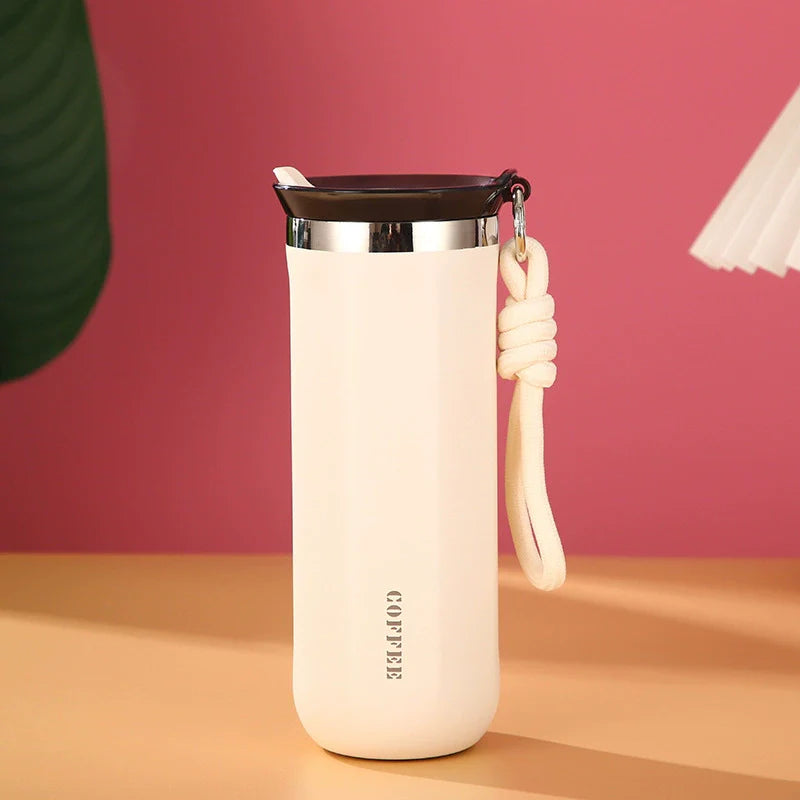 Custom Logo Portable Travel Mug 350/550ML Small Coffee Tumbler for Travel Stainless Steel Coffee Tumbler With Lids