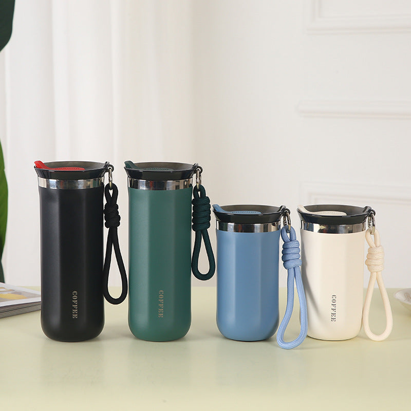 Custom Logo Portable Travel Mug 350/550ML Small Coffee Tumbler for Travel Stainless Steel Coffee Tumbler With Lids