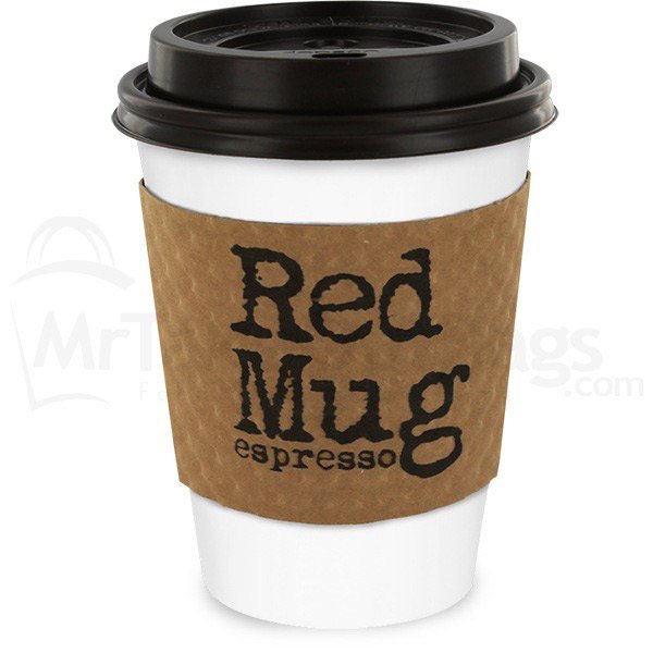 Standard Single Wall Coffee Cups Customized Design