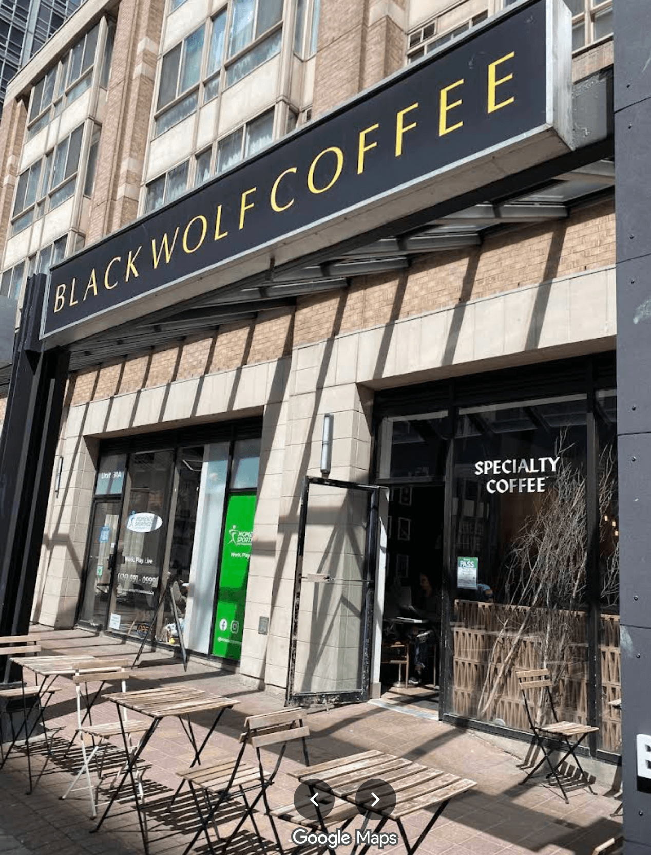 Black Wolf Coffee the café