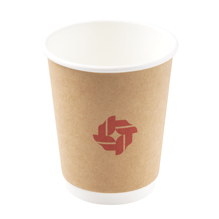 Customizable Double Wall Kraft Paper Coffee Cup