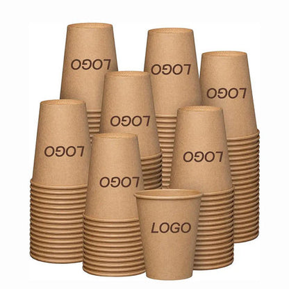 Customizable Double Wall Kraft Paper Coffee Cup