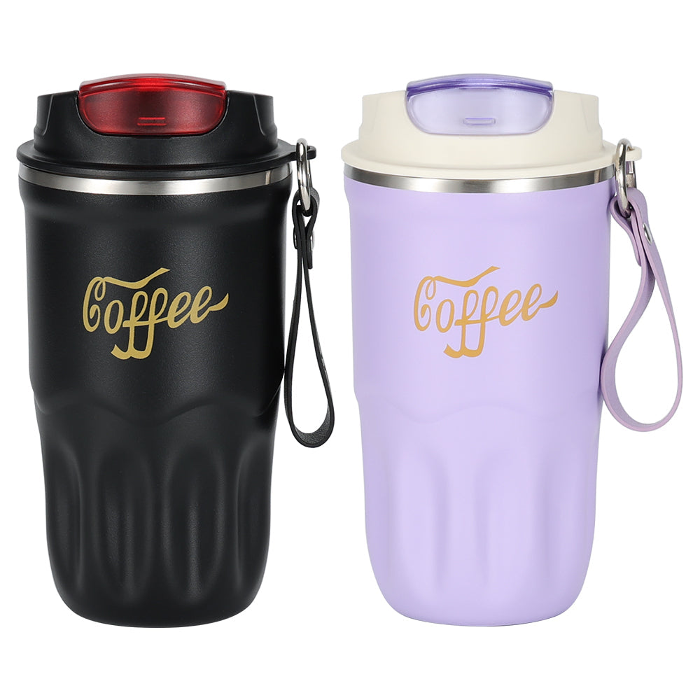 Custom Logo 380ml 510ml High Quality Stainless Steel Mug Insulated Mug With Lid
