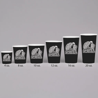 Custom Single Wall Disposable Coffee Espresso Paper Cups with Your Own logo