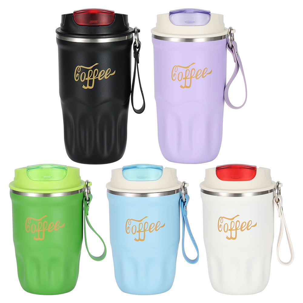 Custom Logo 380ml 510ml High Quality Stainless Steel Mug Insulated Mug With Lid