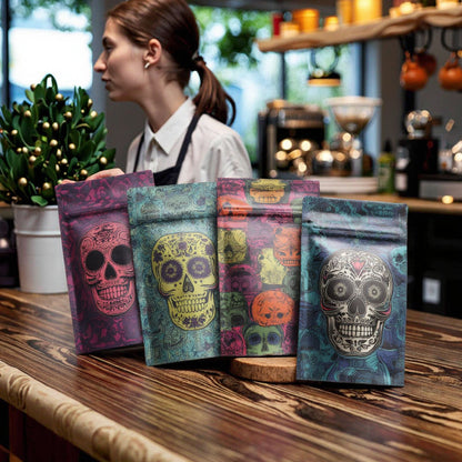 Custom Coffee Bags for Roasters SA UAE 250g 1kg Coffee Bags with Valve and Zipper Coffee Beans Packaging Bags