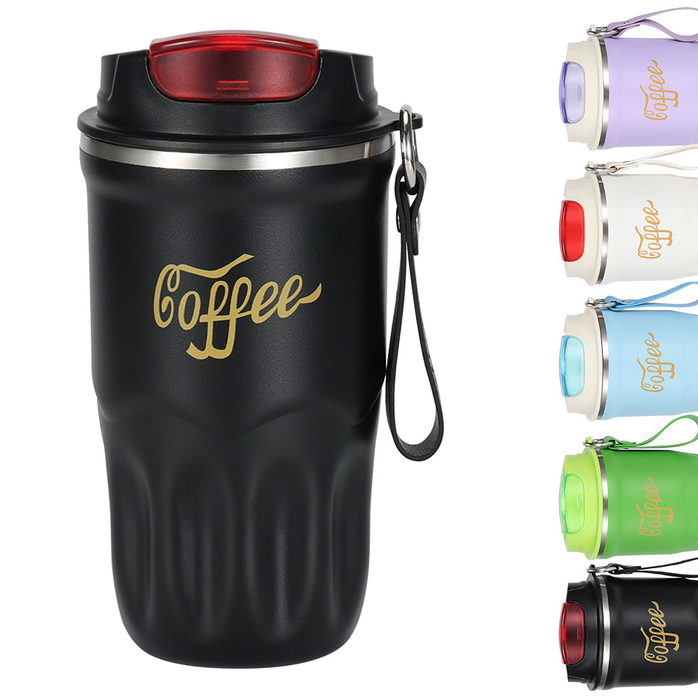 Custom Logo 380ml 510ml High Quality Stainless Steel Mug Insulated Mug With Lid