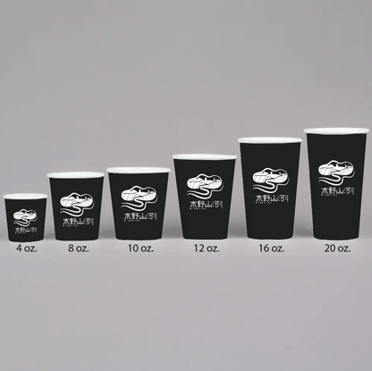 Custom Single Wall Disposable Coffee Espresso Paper Cups with Your Own logo