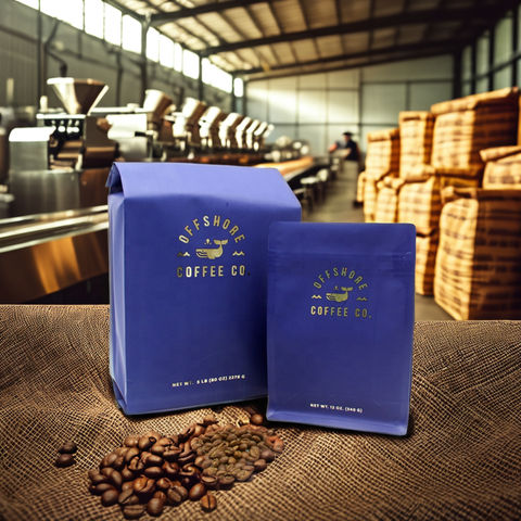 Custom Coffee Bags for Roasters SA UAE 250g 1kg Coffee Bags with Valve and Zipper Coffee Beans Packaging Bags