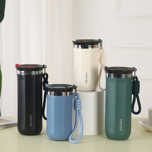 Custom Logo Portable Travel Mug 350/550ML Small Coffee Tumbler for Travel Stainless Steel Coffee Tumbler With Lids