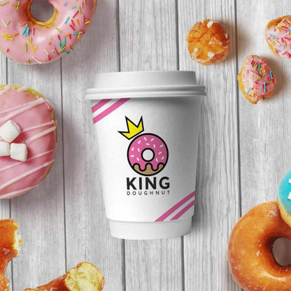 Standard Single Wall Coffee Cups Customized Design