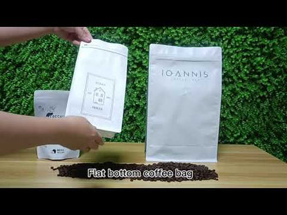 Custom Coffee Bags for Roasters SA UAE 250g 1kg Coffee Bags with Valve and Zipper Coffee Beans Packaging Bags